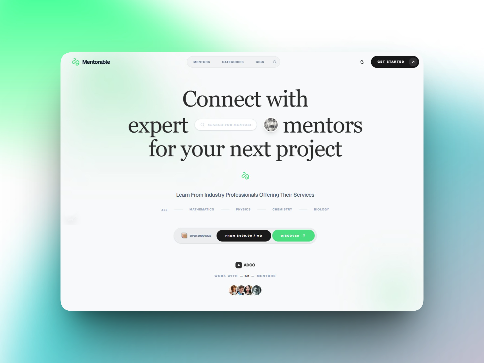 Mentorable preview