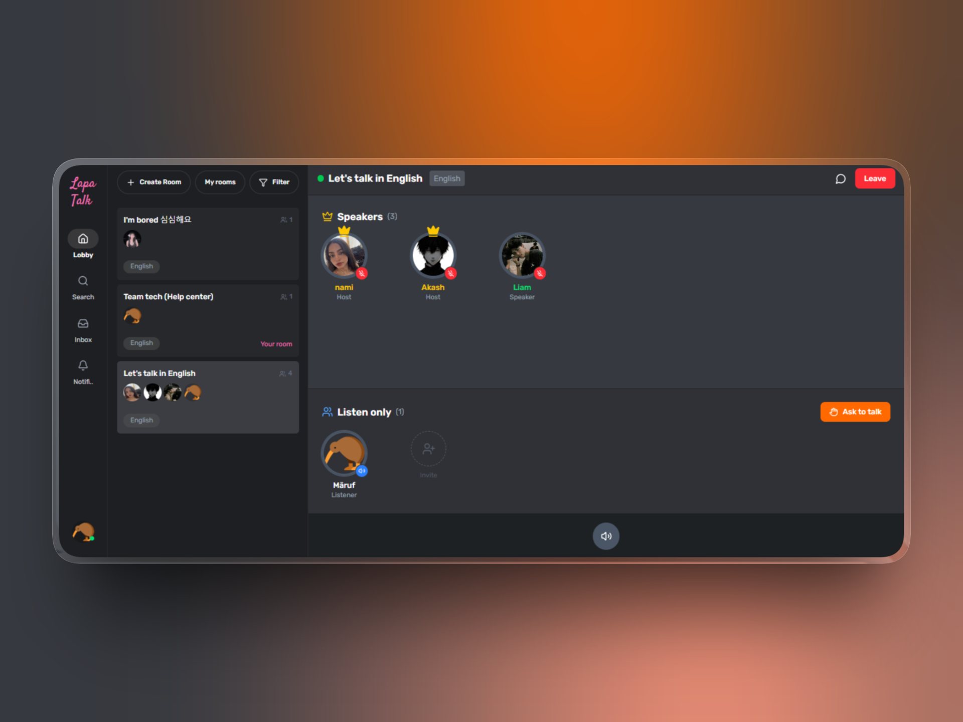 Lapatalk preview